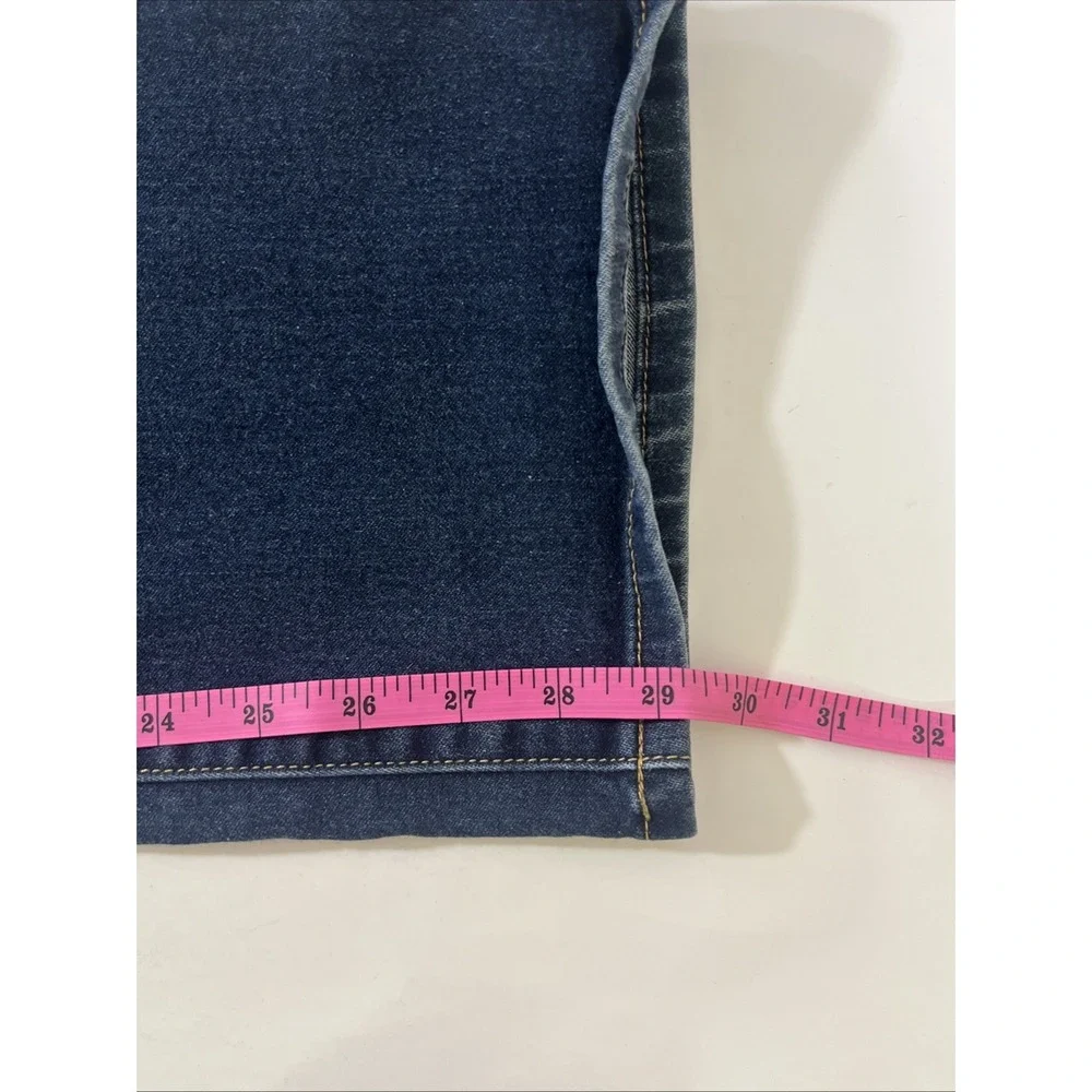 Michael Kors Blue Flare Jeans Size‎ 8 Dark Blue , Retro , Bohemian Y2K